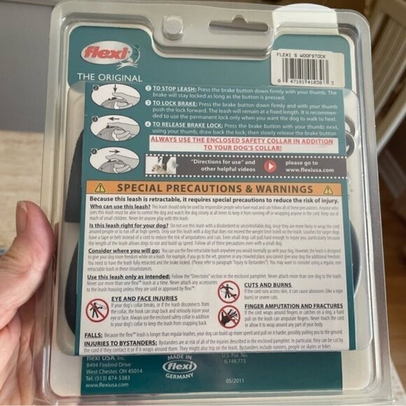 Peace sign Flexi retractable leash for small -medium dogs - Picture 7 of 7